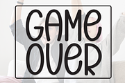 Game Over | Script Fonts, a Script Font by Scratchones (Thumbnail 1 of 8)