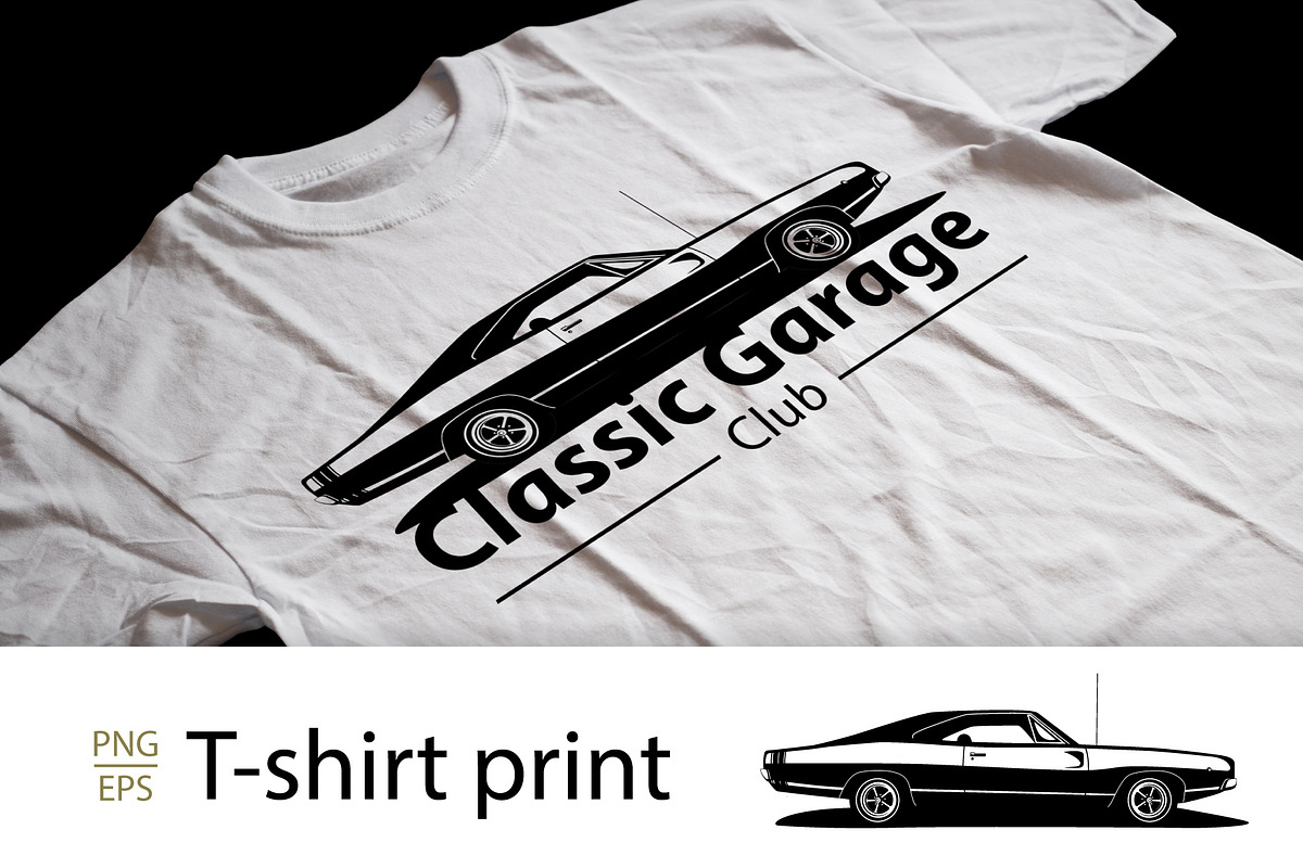 Classic Garage Club Vector Car, a Sport Illustration by Plaid4You (Photo 1 of 8)
