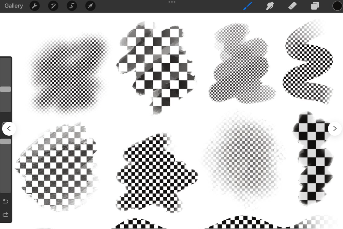 30 Checkered Procreate Brushset, a Brush Add-On by palmettosvg (Photo 4 of 4)