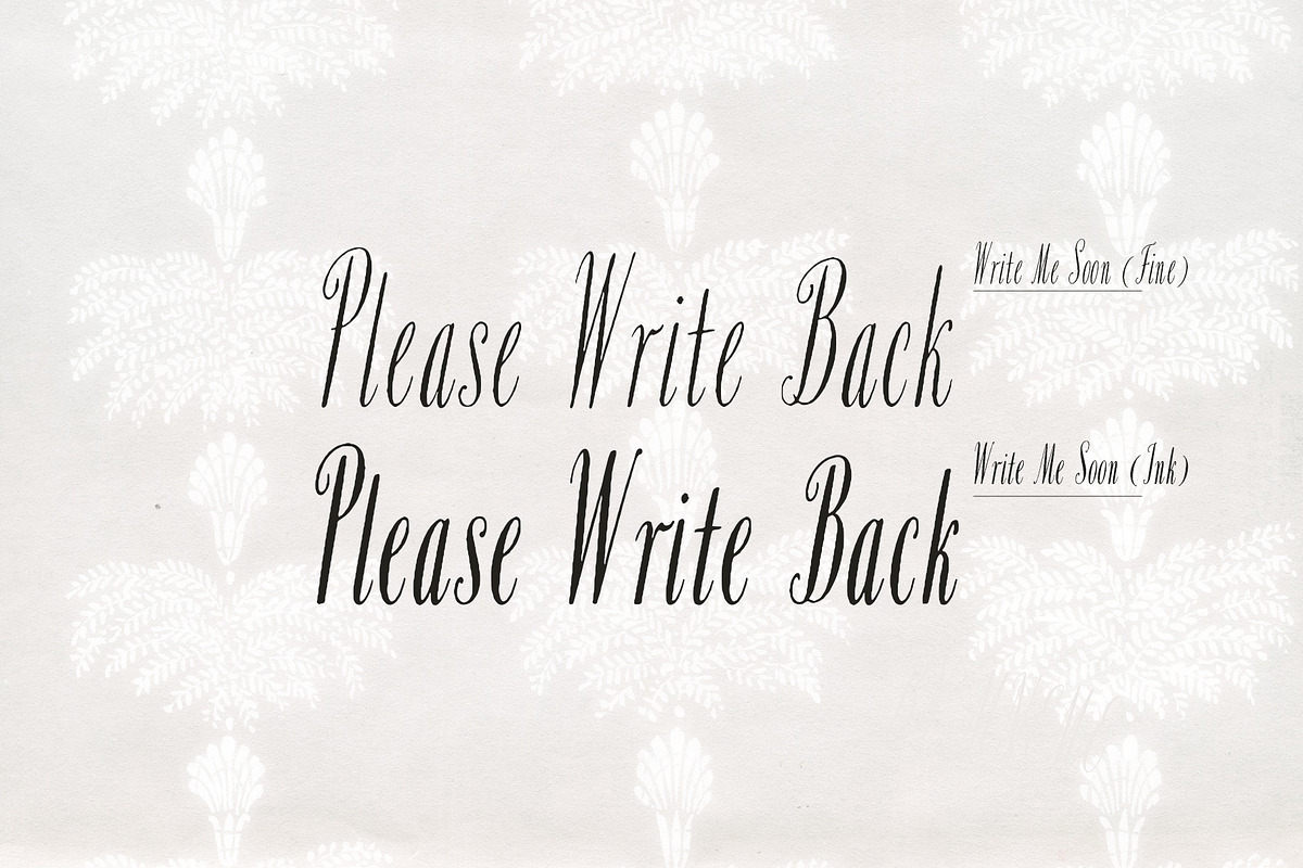 Write Me Soon Handwritten Font Duo, a Handwritten Font by Mneme (Photo 3 of 9)