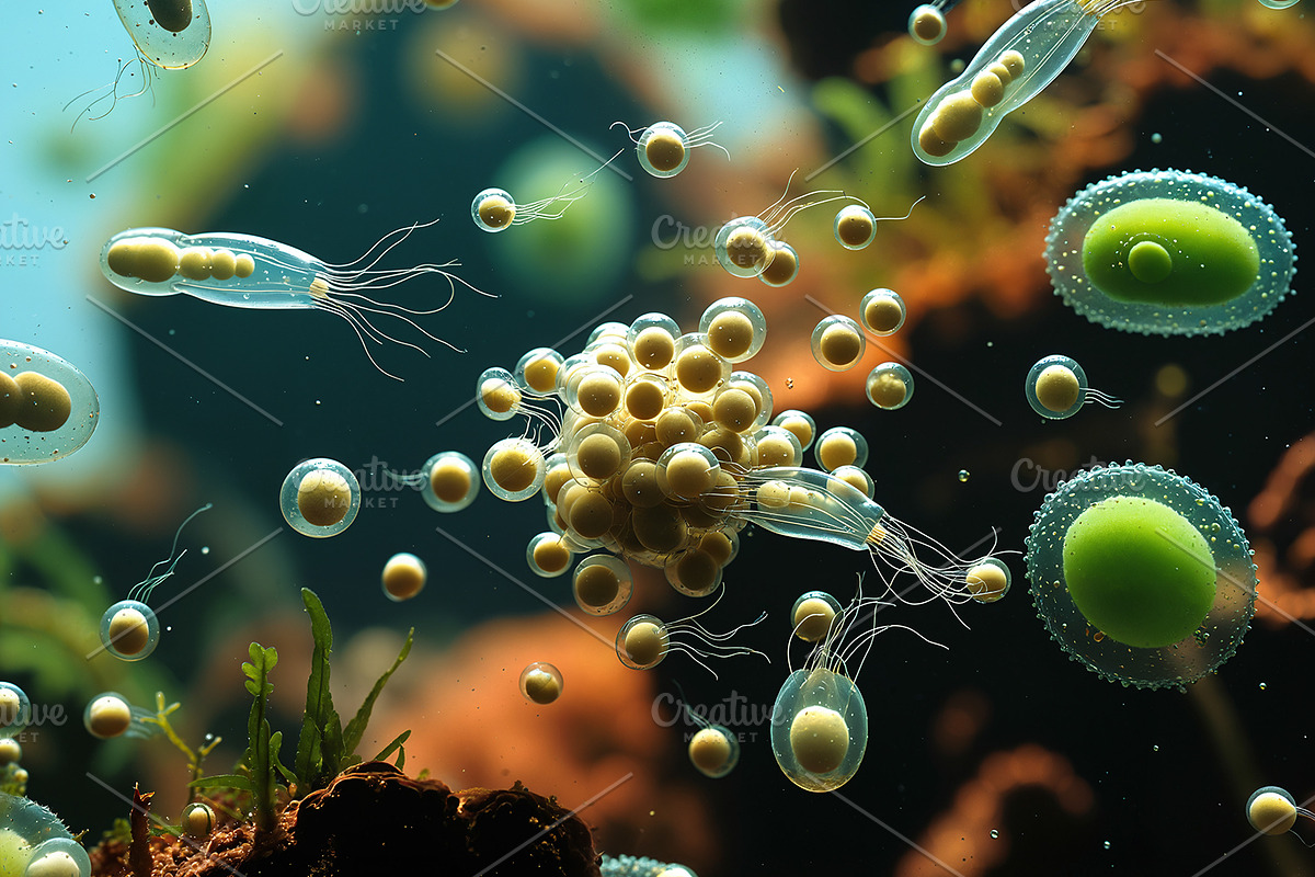 52 Fictional Microscopic Organisms, an Abstract Photo by h.utomo (Photo 5 of 52)