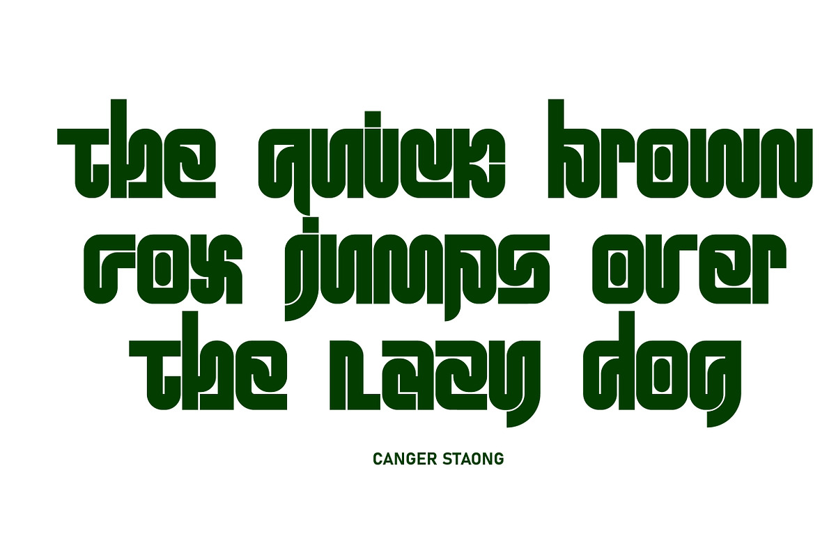 Canger Staong - Display Type, a Symbol Font by NuType (Photo 2 of 13)