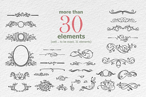 Doodle curts to decorate text