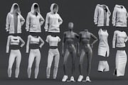 Female mannequin in clothes POSE 1, a Characters & Person 3D Model by mrGarret (Thumbnail 6 of 45)