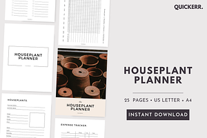 Houseplants Journal - Printable