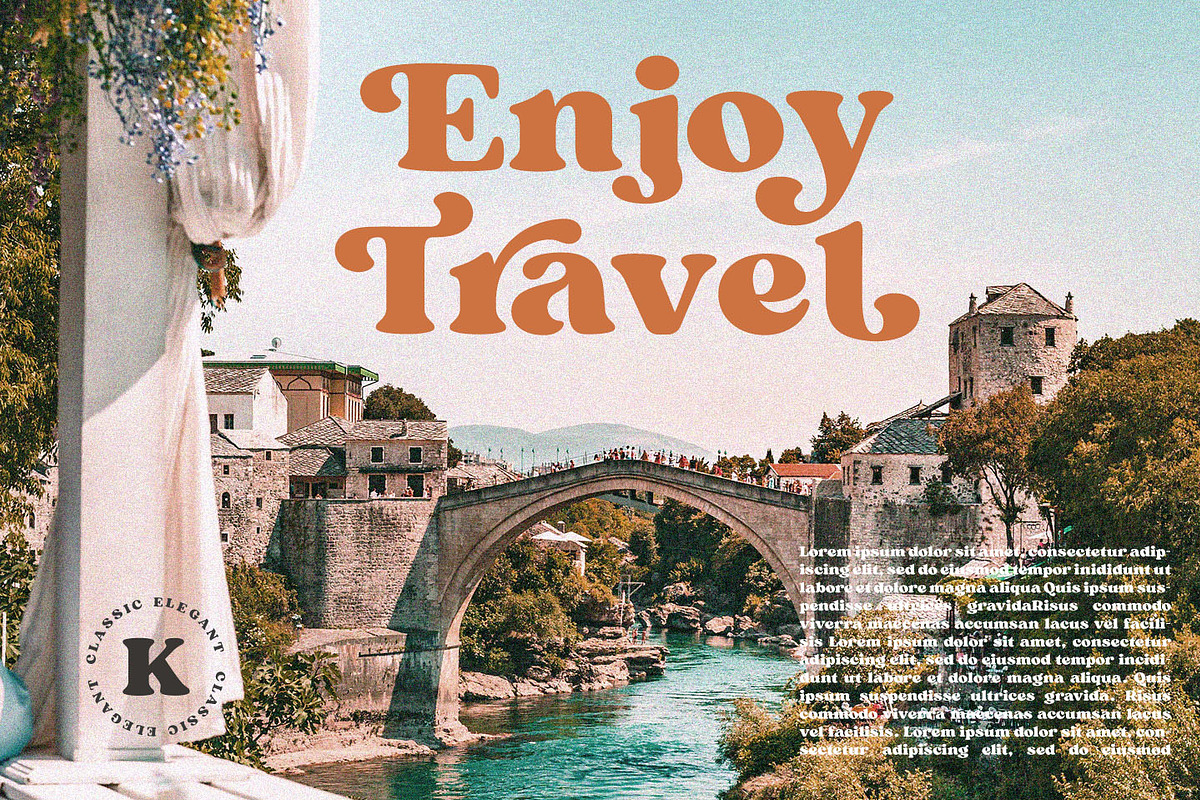 Sergio Trendy - Modern Serif Font preview 2