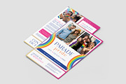 LGBT Parade Flyer Canva Template, a Flyer Template by artbart (Thumbnail 2 of 9)