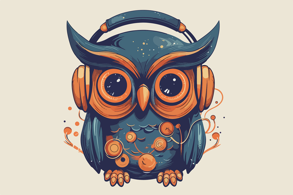 62 t-shirt designs. Big musical bund, an Animal Illustration by Fractal fonts & graphics (Photo 26 of 63)