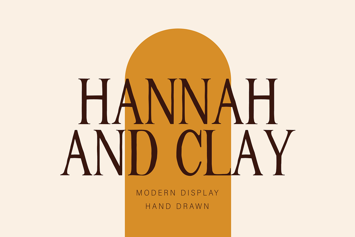 HANNAH & CLAY | handwritten serif, a Serif Font by Loryn Ipsum (Photo 1 of 12)