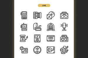 Retro Music Icons