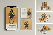 Instagram Post Mockup, an Advertising Mockup by BLISS DESIGN (Thumbnail 1 of 2)