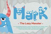 Friendly Monster - Character Font, a Font by PutraCetol Studio (Thumbnail 7 of 11)