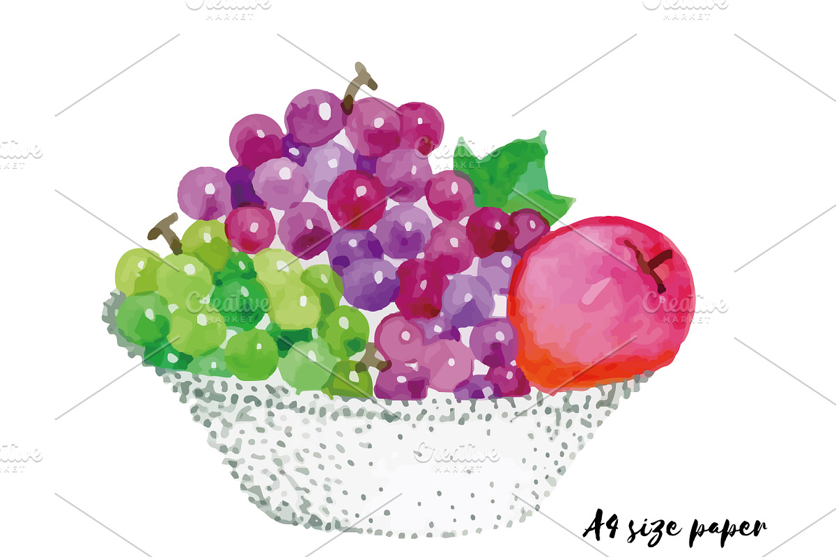 Birthday, breakfast watercolor, a Food Illustration by Eomoiart (Photo 8 of 9)