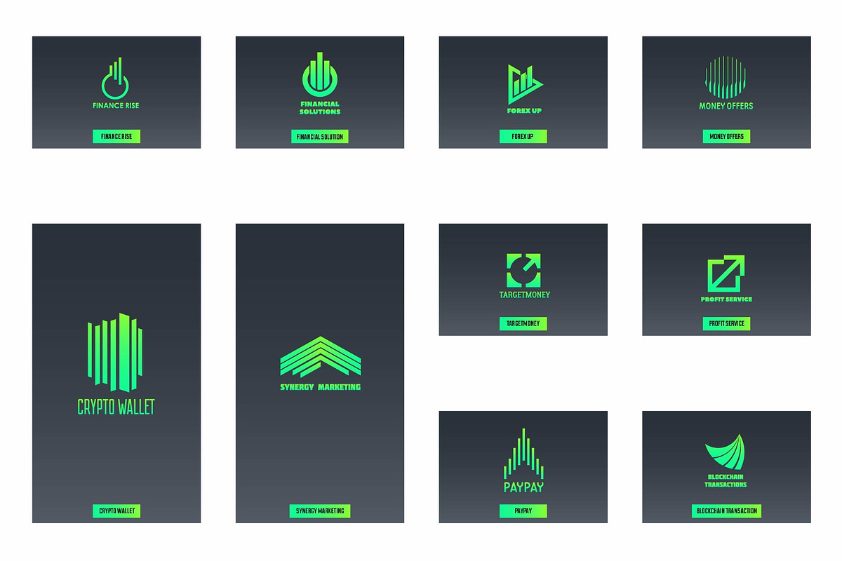 Finance & Marketing logo, a Branding & Logo Template by airunreal (Photo 5 of 7)