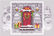 Winter porches, a Decorative Illustration by Ivan Dubovik (Thumbnail 3 of 7)