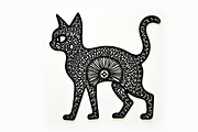 Ornate Cat Mandala Silhouette Design, an Illustration by Creativeshirt (Thumbnail 3 of 13)