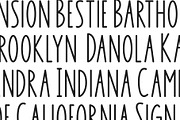 Simply Charming- Tall & Skinny Font, a Sans Serif Font by Jimtype Studio (Thumbnail 4 of 9)