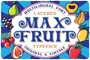 Max Fruit Bold Retro Font, a Serif Font by JumboDesign (Thumbnail 1 of 5)