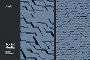 Social Media Vector Backgrounds V 01, a Background Graphic by dvtchk (Thumbnail 4 of 10)