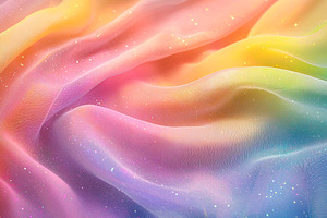 Pastel Rainbow Fabric with Sparkles, a Background Photo by Ales Munt