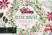 Rustic Winter Bundle, a Graphic by PetiteMarket (Thumbnail 2 of 5)