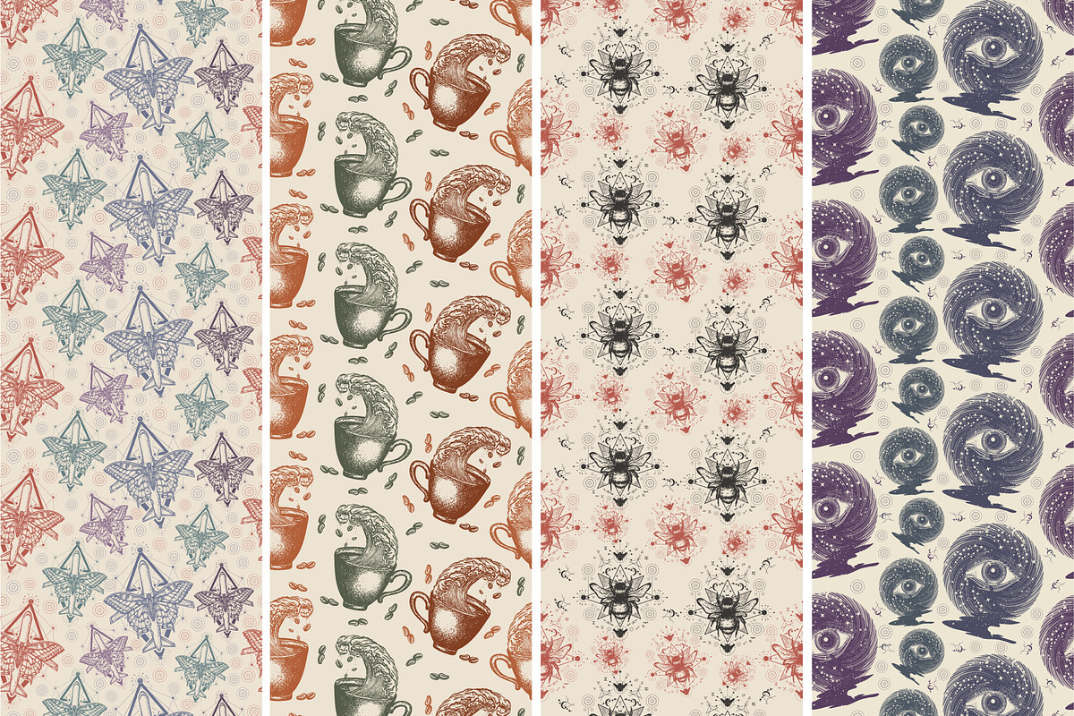 Esoteric patterns, a Pattern Graphic by intueri