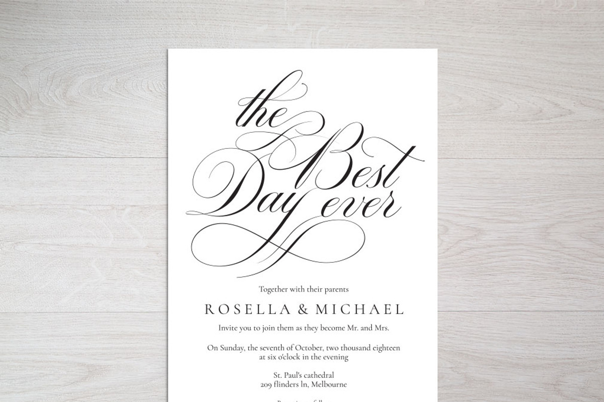 Invitation Template SHR436, an Invitation Template by Shafura_Wedding (Photo 3 of 5)