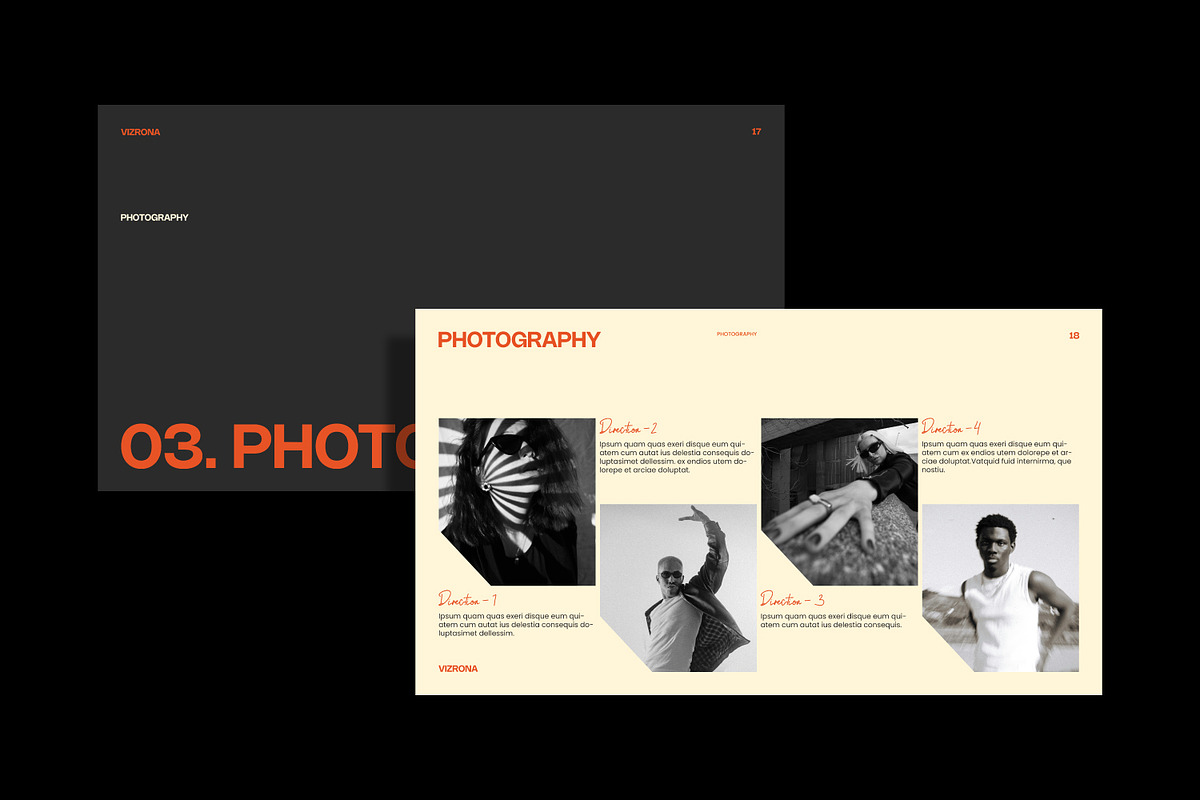 VIZRONA | Brand Guidelines Template, a Presentation Template by shaondesigns (Photo 6 of 9)
