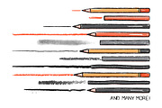 Hand Drawn Charcoal Brushes, a Brush Add-On by Side Project (Thumbnail 4 of 6)