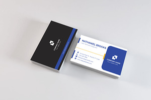 Modern Corporate Business Card, a Business Card Template by Artnivora.Std