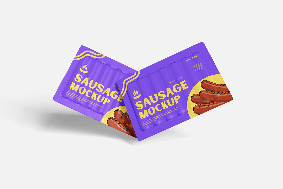 Sausage Mockup, a Product Mockup by bimockup (Photo 6 of 6)