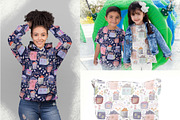 Watercolor Houses Seamless Pattern, a Pattern Graphic by CreativeJourney (Thumbnail 3 of 4)