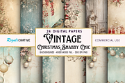 Vintage Christmas Shabby Chic bundle, an Object Graphic by Regulrcrative (Thumbnail 1 of 5)