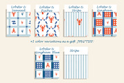 Scandinavian Kids Seamless Patterns, a Pattern Graphic by Oksana Dovhopol Art (Thumbnail 8 of 15)