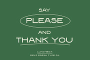 Lunchbox: A Simple Retro Font, a Sans Serif Font by DeliFreshTypeCo. (Thumbnail 7 of 8)