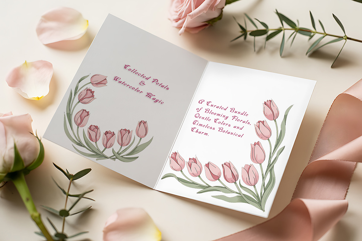 Watercolor Floral Clipart, a Decorative Illustration by ForhadGFX (Photo 7 of 12)