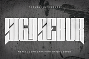 Sigosebur, a Sans Serif Font by QR Design Studio (Thumbnail 1 of 9)