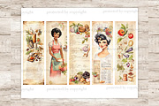 Cookbook Bookmarks, a Food Illustration by GlamArtZhanna (Thumbnail 3 of 3)