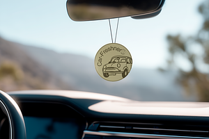 Car Windshield Poster Mockup, an Advertising Mockup by The Rose Project