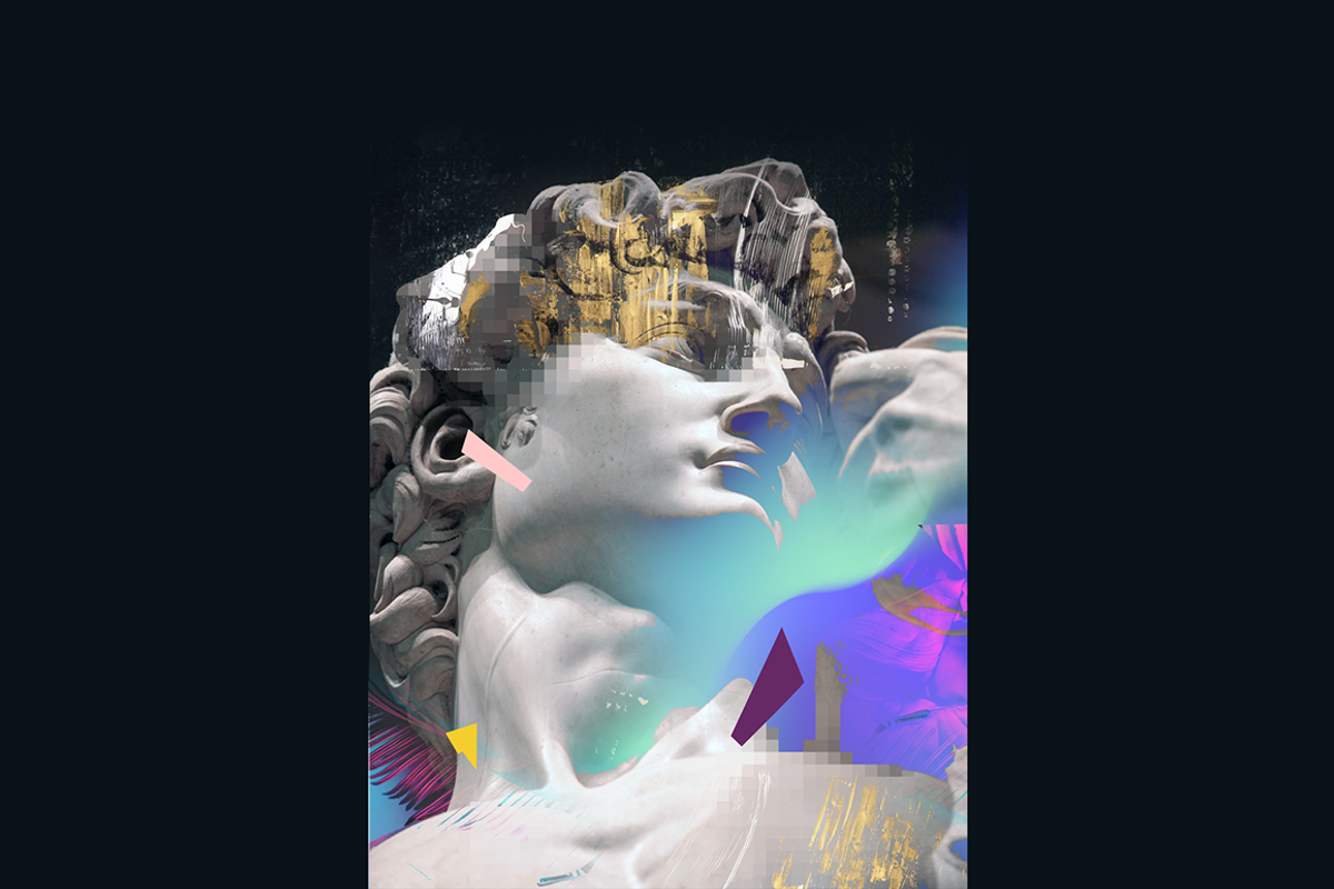 Human~4 Abstract Posters, a Texture Graphic by picnictubesworld (Photo 2 of 5)