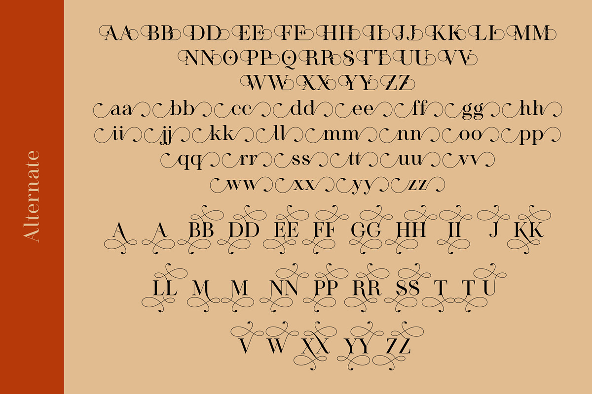 Luthon Southard | Stylish Font Duo, a Handwritten Font by Lemonthe (Photo 9 of 10)