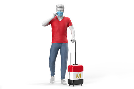 Travel to Egypt. Pandemic concept