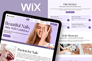Nail Studio Wix Studio Website, a Wix Template by Kitteeh (Thumbnail 1 of 11)