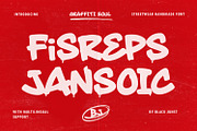 Fisreps Jansoic – Streetwear Font, a Handwritten Font by Black Junst (Thumbnail 1 of 7)