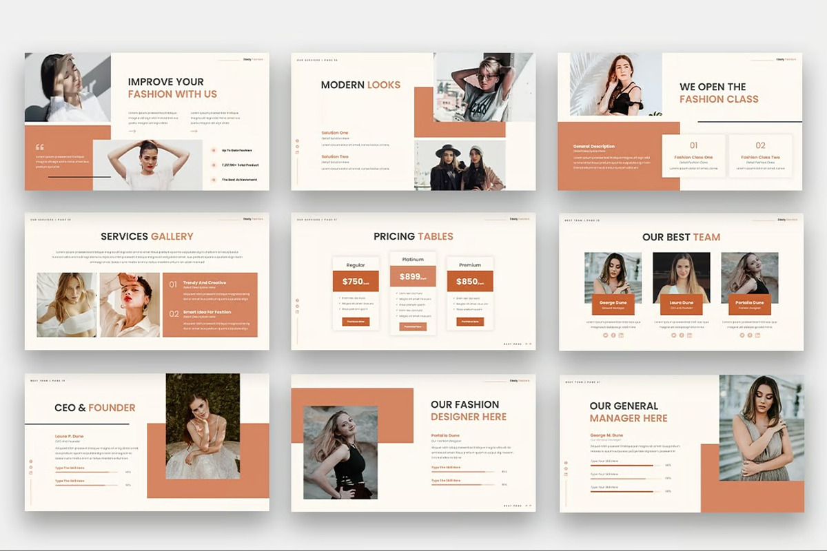 Elady - Lookbook Fashion Powerpoint, a Presentation Template by Fit-tee (Photo 3 of 6)