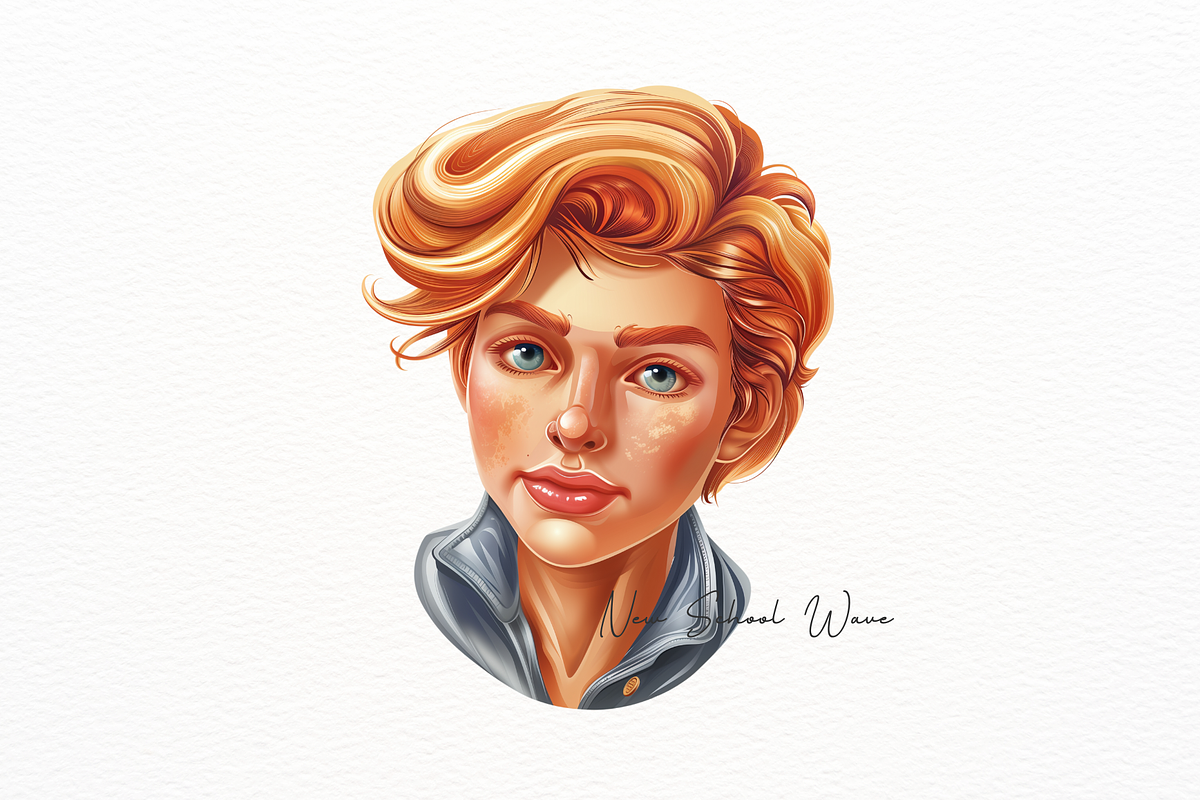 Hyperrealistic Human Portrait, a Person Illustration by New-School-Wave (Photo 3 of 5)
