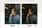 Moody Lightroom Presets & Luts, a Preset Add-On by presetsroom (Thumbnail 10 of 13)