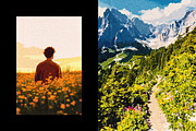 Vintage Postcard Photo Effect, a Layer Style Add-On by Design Squad (Thumbnail 2 of 5)