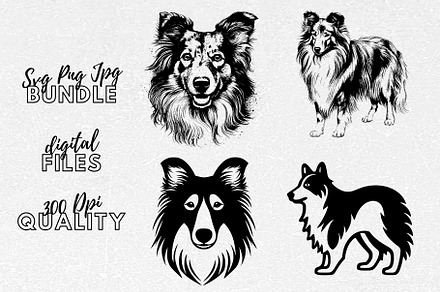 Shetland Sheepdog SVG - Dog Clipart