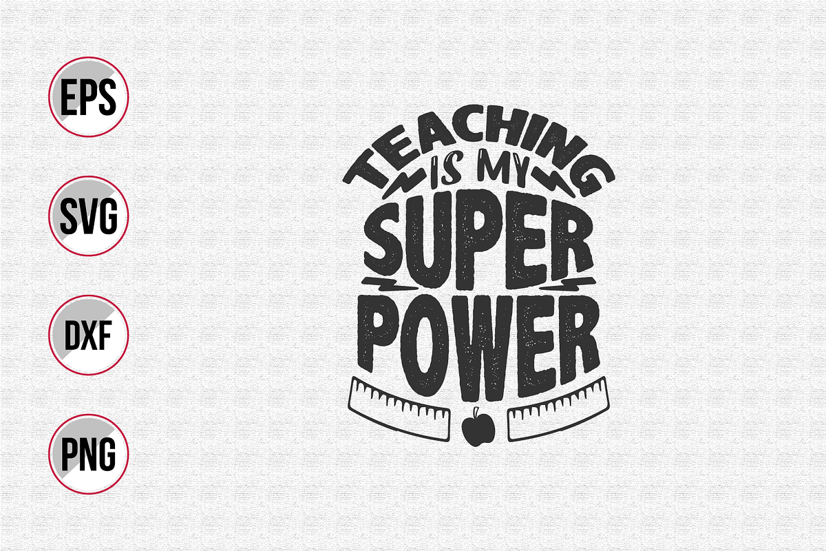 Teacher typographic svg bundle., a Graphic by Uniquesvg99 (Photo 15 of 18)